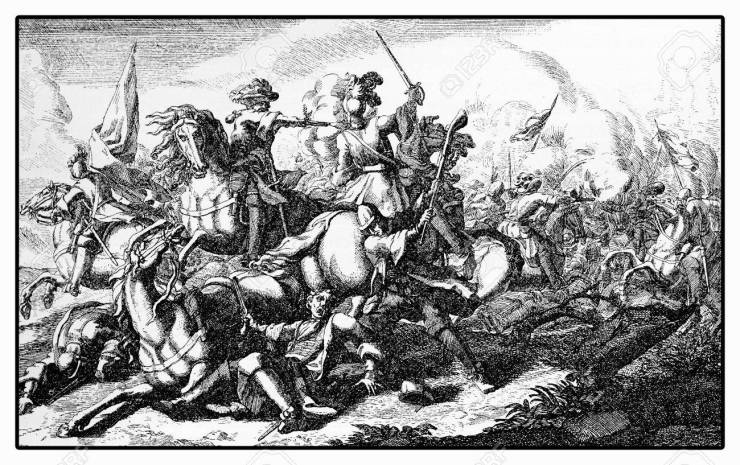 XVII century, Thirty Years War  battle